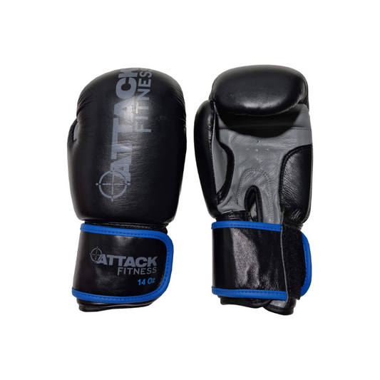 Attack Fitness 14228 Boxing Gloves- Leather-14oz