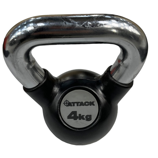 Attack Fitness Chrome Handled Kettlebell 4kg-24kg