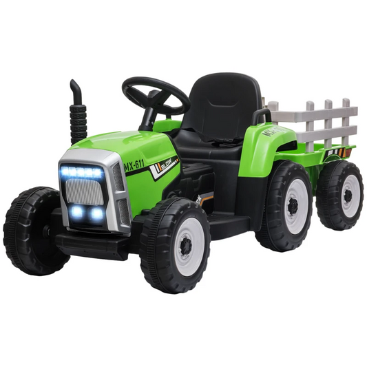 HOMCOM Ride On Tractor, Battery Powered Electric Car