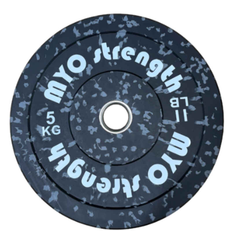 MYO Strength Olympic Rubber Speckled Bumper Plates