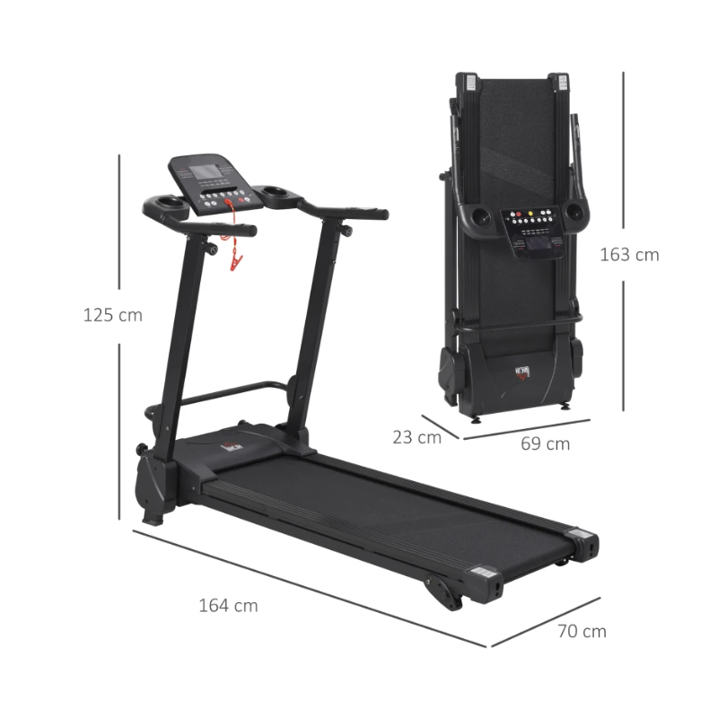 HOMCOM 2.5HP Motorise Treadmill Machine